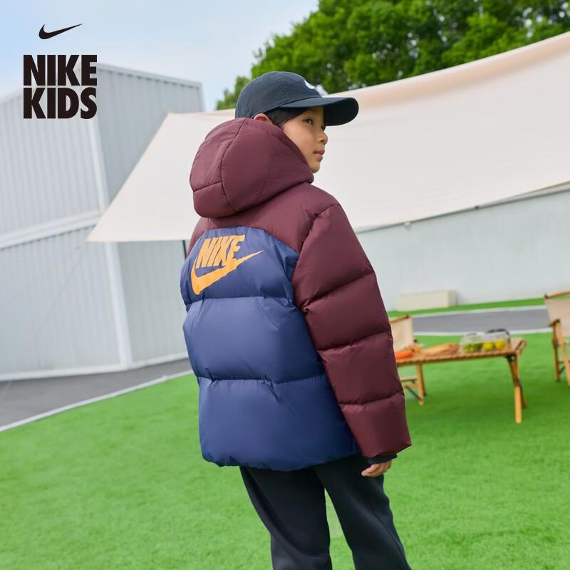Nike Youth Color-Block Outdoor Down Jacket