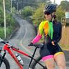 Women's Spring and Summer New Bicycle Cycling Clothes Onesie Women's Breathable