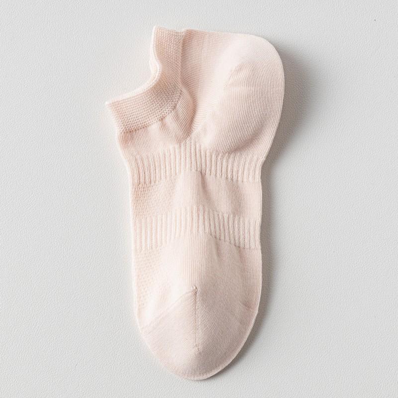 Women's Japanese Style Low-Cut Seamless Mesh Socks - Breathable, Non-Slip Summer Short Socks