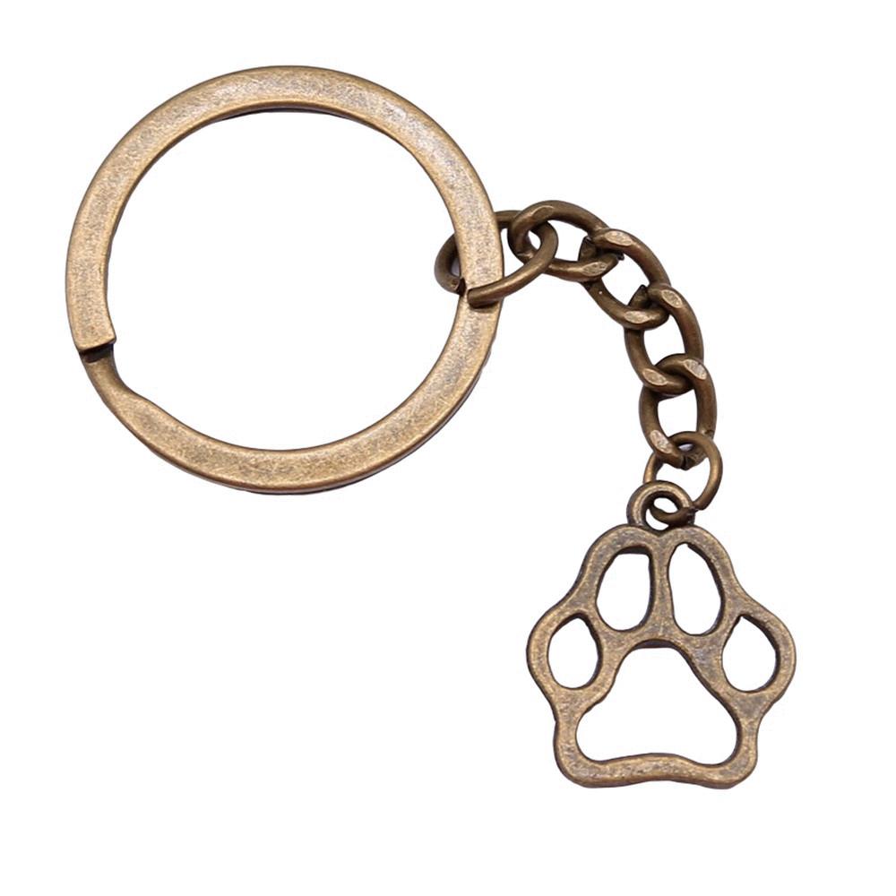 Cat Keychain Poultry Charm Pet Lover Key Holder 28mm Ring