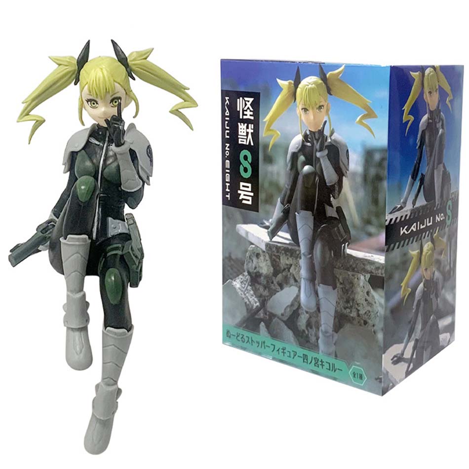 sold Anime Figurine Kaiju No. 8 Soshiro Hoshina Kikoru Shinomiya Action Model Pvc Toy Collection Desktop Accessories Gift
