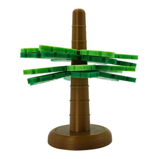 4Pcs Coconut Tree Shaped Coasters Set with Flowerpot Stand Creative DIY Coasters Heat-Resistant Plastic Drink Mat for Home Bar Decor