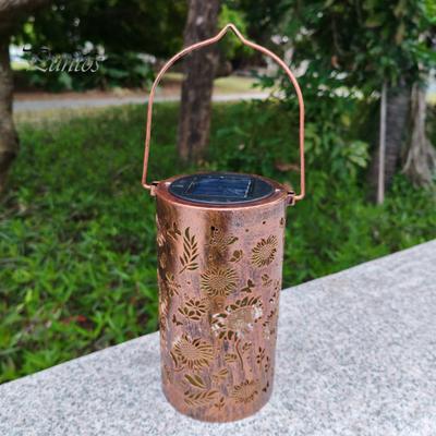 Sunflower Hanging Solar Light IP55 Αδιάβροχο Αυτόματη Φόρτιση Κοίλο Σχέδιο Κρεμαστό Ηλιακό Φανάρι Διακόσμηση κήπου