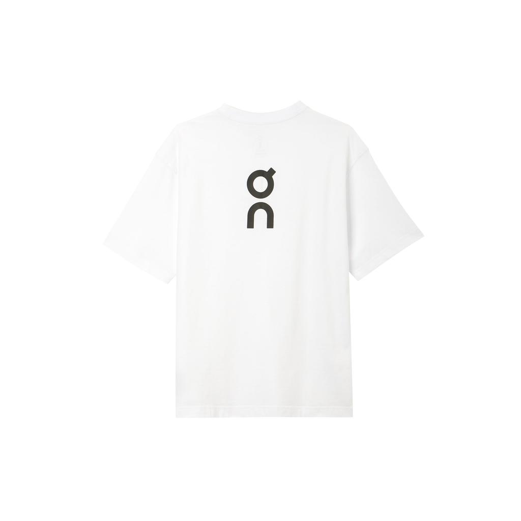 Auf Weicher Hautfreundlicher Lässiger Rundhals Kurzarm T-Shirt Unisex Oberteile Weiß 1WE10060069