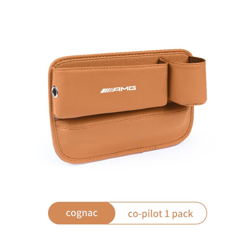 Car Seat Gap Organizer Storage Box Key Card Cup Phone Holder For AMG A B C E S G Class A180 CLK CLA GLE GLC W212 C200