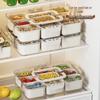 Portable Airtight Food Storage Box - Keeps Salad, Fruit, and Seasonings Fresh with Compartments