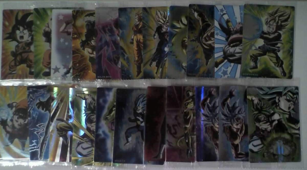 

Dragon Ball Card Wafer UNLIMITED Набор всех 22 типов Нераспечатанный Unlimited Полный Все типы Полная комплектация Эгоистичный Секретный Броли