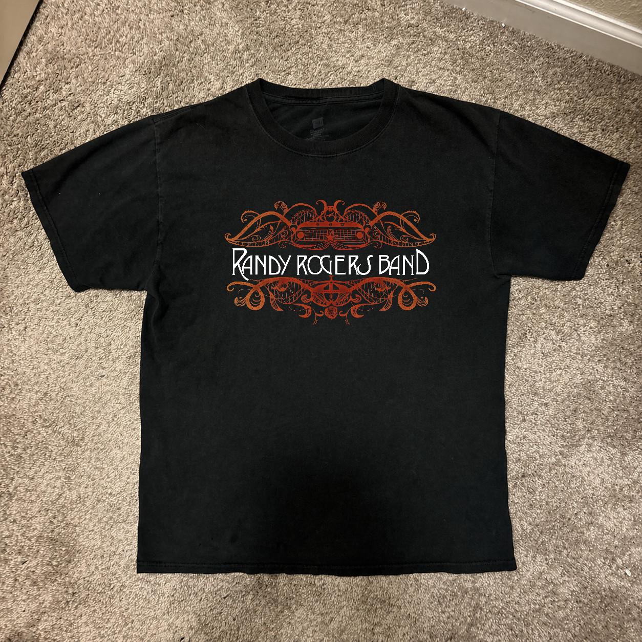 Randy Rogers Band Logo T-Shirt, Funny Design, Size S-5XL S разноцветный