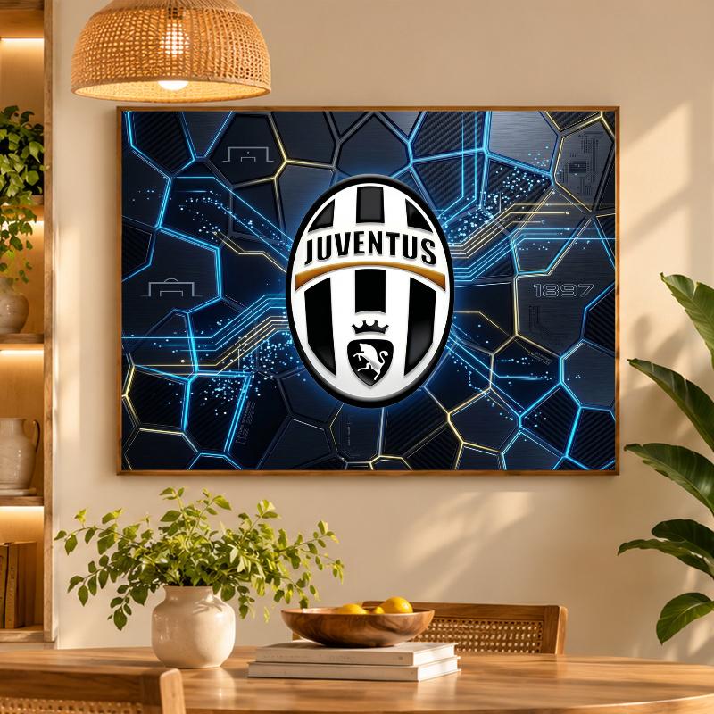 5D Diamond Painting Juventus FC DIY Full Drill Diamond Art Kit Home Decoration