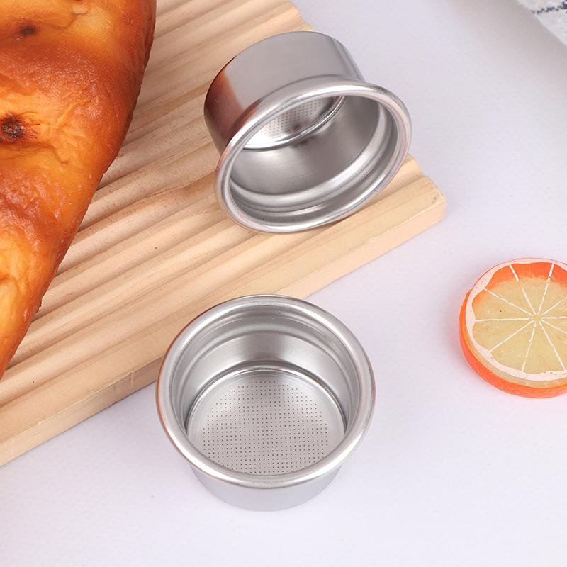 58mm Edelstahl Vier-Tassen-Pulverschale Kaffeemaschinen-Griff Filterkorb Wiederverwendbare Kaffeefilter