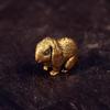 Cute Big Ears Rabbit Small Statue Retro Brass Animal Desktop Ornaments Vintage Miniatures Figurines Home Decoration Crafts Gifts