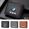 Leather Car Logo Wallet Credit Card Coin Bag Portable Purses For BMW 1 2 3 5 7 Series X1 X3 X4 X5 X6 E46 E90 E60 F10 G20 G30 F15 bzvm78