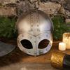 Viking Spectacle Helmet Medieval Nordic Warrior Steel Armor Wearable Helmet LARP Cosplay Reenactment Gift