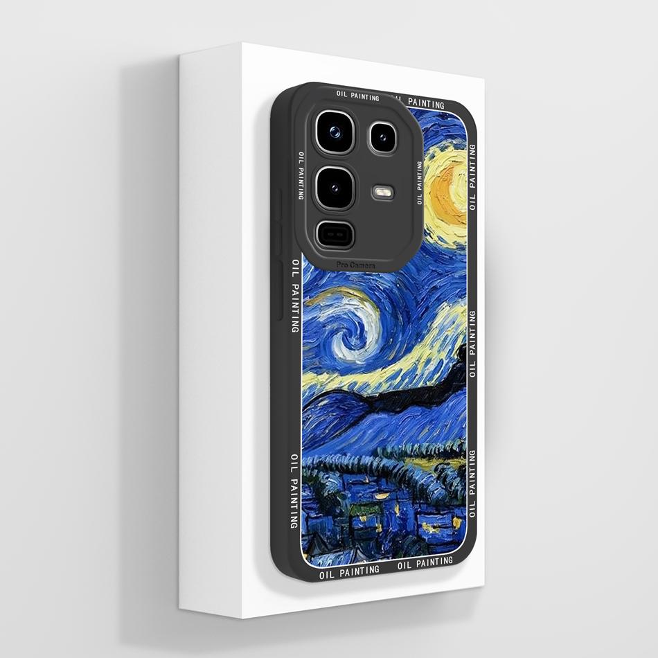 For infinix Note 50 Pro Plus 50X 50S Phone Case Stylish Shockproof Funda For infinix Note50 Pro+ Soft Liquid Silicone Back Cover