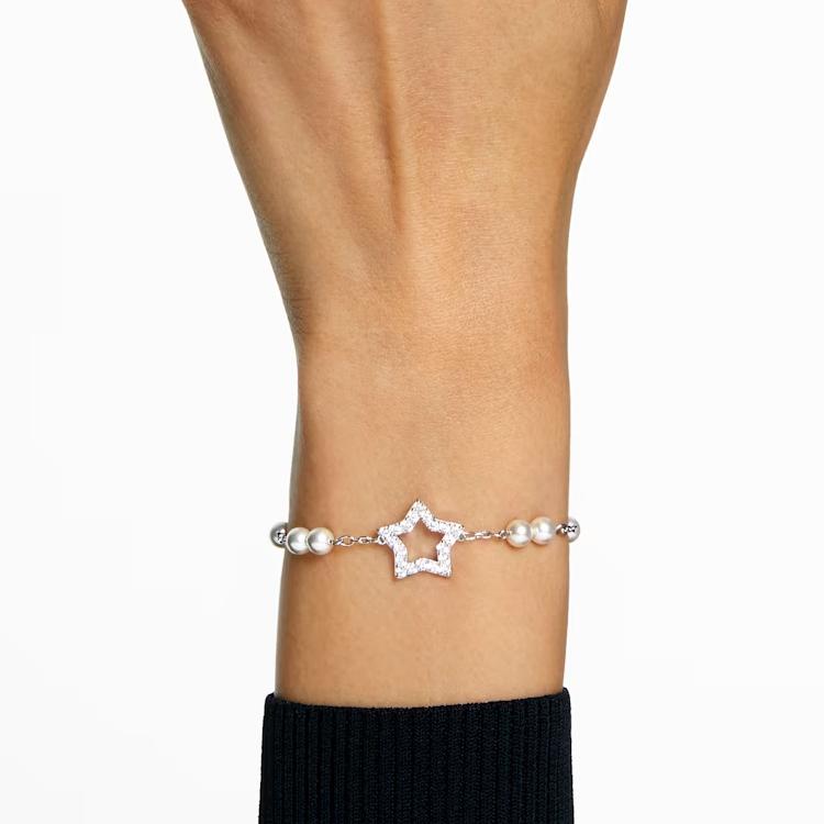 Swarovski Stella Wish Star Pearl Bracelet Online Exclusive Crystal Bracelet Women Bracelet 5645385