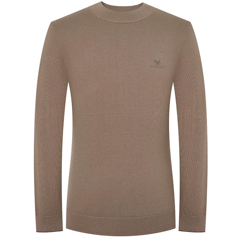 Saint Angelo Men's Crew Neck Machine-Washable Wool Knit Sweater