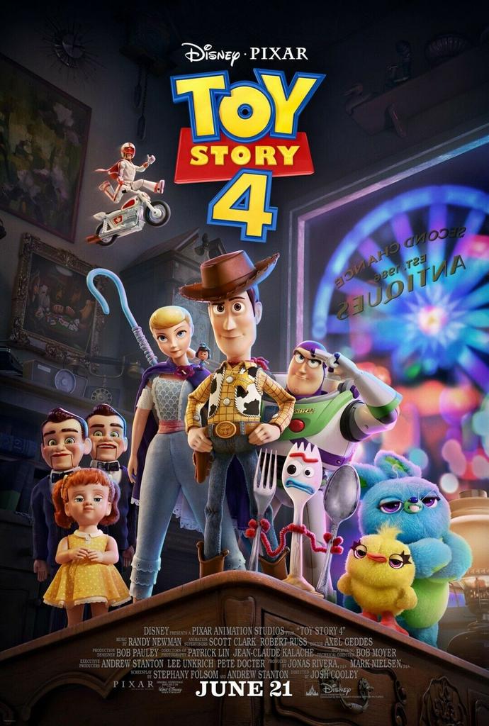 Poster in Seta ad Alta Risoluzione di Toy Story 4 Per Appassionati di Decorazione della Casa**