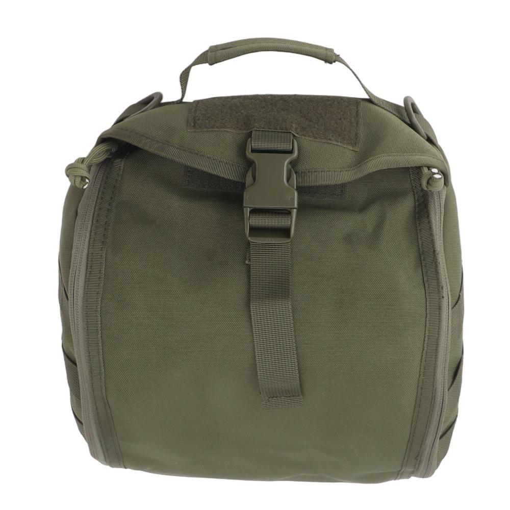 Multi-Purpose Helmet Bag Waterproof Design Large Capacity Motorcycle Helmet Bag Padded Interior Lightweight Outdoor Helmet Bag зелёный