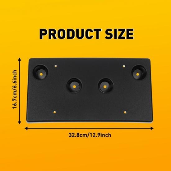 For 2018-21 Chevrolet Equinox Front Bumper License Plate Mounting Bracket K