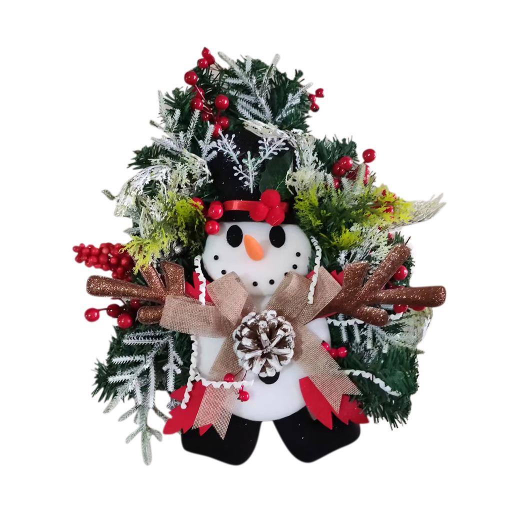 Snowman Swag, Snowman Wreath, Christmas Wreath, Christmas Door Wreath, Door Decor, Christmas Decor