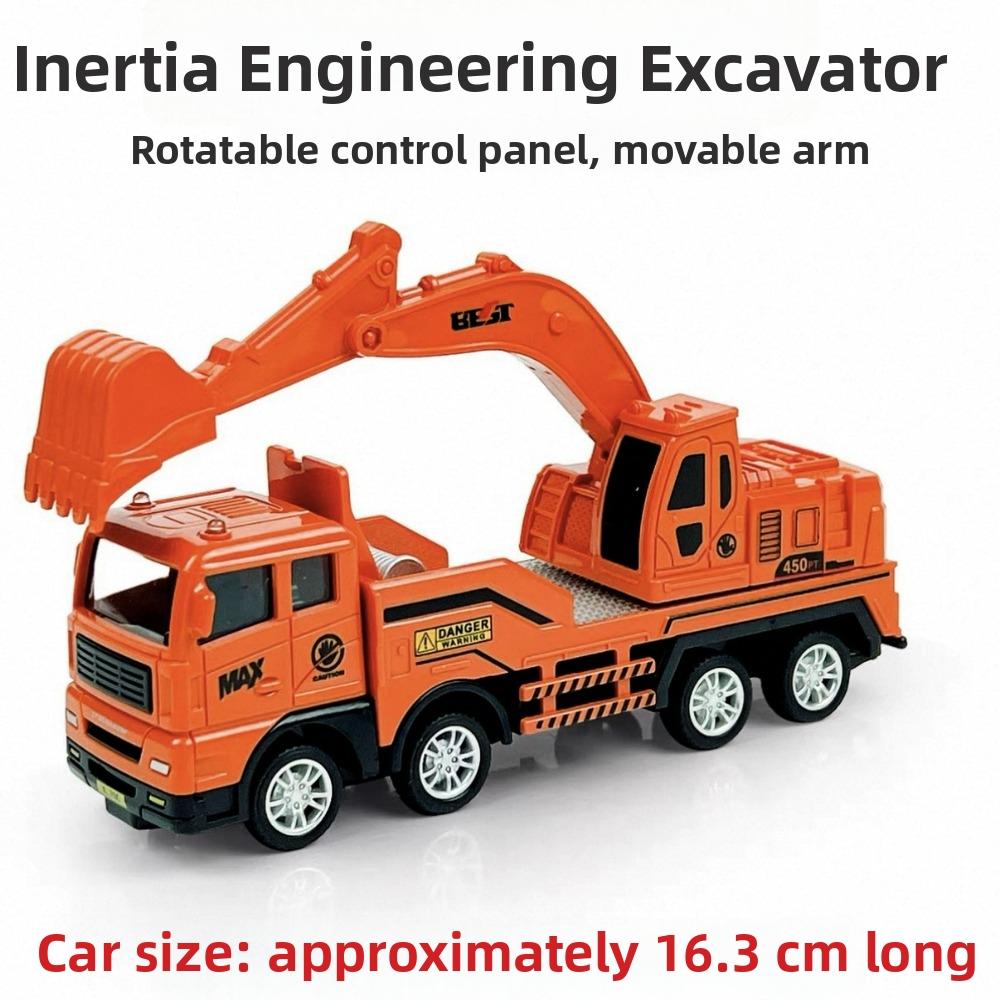 Plastic Engineering Transport Vehicle Toys 10 Styles Crane Truck Model Simulation Diecast  for Boys