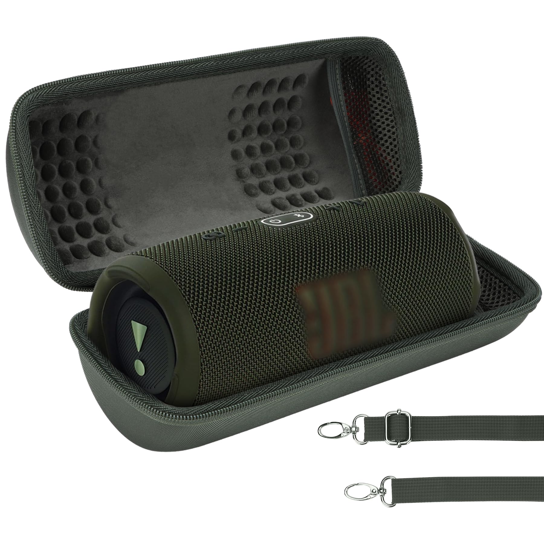 

Lebakort Storage Case Compatible with CHARGE5 and CHARGE4 Waterproof Portable Bluetooth Speakers Green (Dark Case)