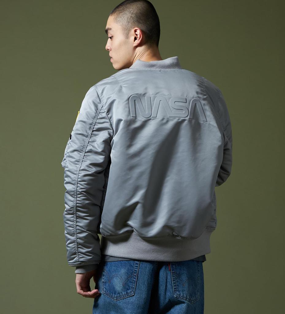 Alpha Industries NASA GEN2 US Spec New Silver Men's MA-1 TA0526-069