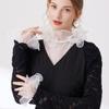 Detachable Sleeves Breathable Fake Flared Sleeves False Cuffs Elegant Mesh Fake Sleeves For Sleeveless Tops Layering Short