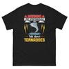 Warning I May Spontaneously Talk About Tornadoes Weather Unisex S Classic Tee