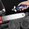 12V Electric Chainsaw Chain Sharpener, Manual Sharpener with 3 Grinding Wheels for 4mm, 4.8mm and 5.5mm Chains