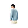 Anta Loose Casual Round Neck Sweatshirt Unisex Tops Light-Blue 972448713-2