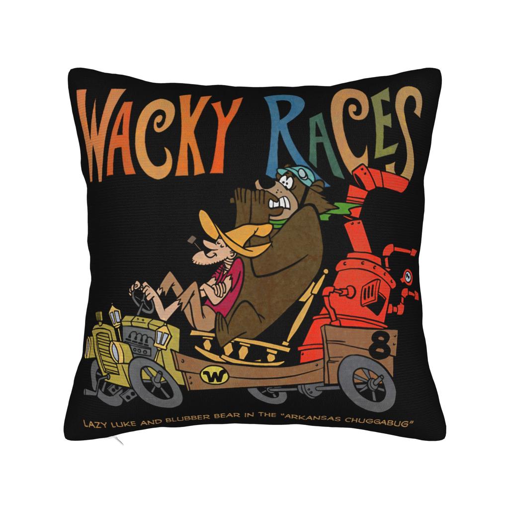 Wacky Races Muttley Satanas Pillowcase Soft Fabric Cushion Cover Decor  Pillow Case Cover Home Wholesale 40X40cm