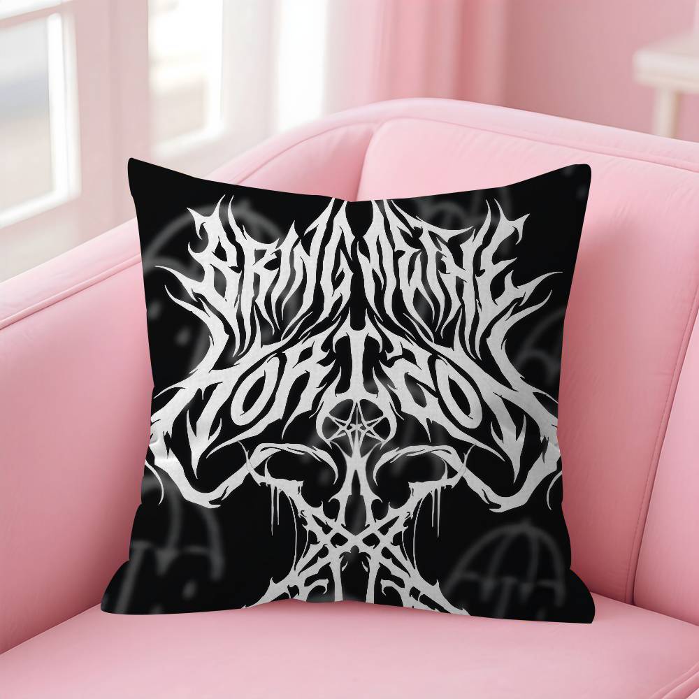 

Pillow Cushion Cover Pillowcase Living Room Sofa Home Decor Customized BBring Me The logo HHorizonS 30x30 cm