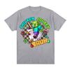 2025Trendy Chicken Jocke Zombie Riding Chicken Meme Unisex Women Hip Hop Trending Gothic Oversized 100 Pure Cotton Printed T Shirt
