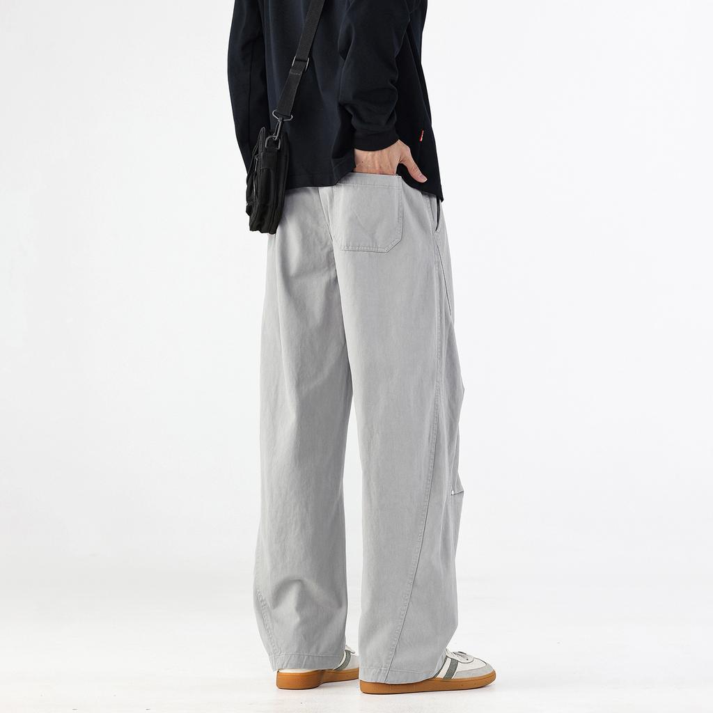 Mountain Overalls Men's Spring and Autumn New American Trendy Brand Wide-leg Pants Loose Straight Large Size Casual Pants
