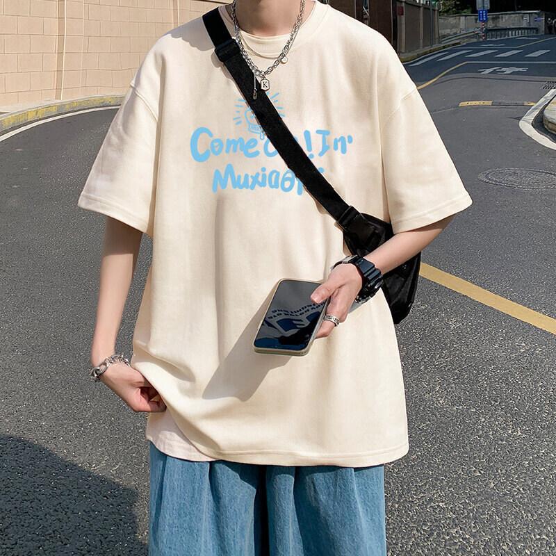 Unisexs Tshirts Cotton Black 4XL Unisexs Summer Wear Oversized T Shirt Casual Letter Print Tee Shirts Big Size Male Clothes