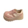 Muffin platform dad shoes women's 2025 new spring and autumn season small man height increase moral training shoes versatile casual sports shoes