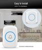 A10 Wireless Doorbell: Multi-Standard One-to-Two Long-Range Remote Control System