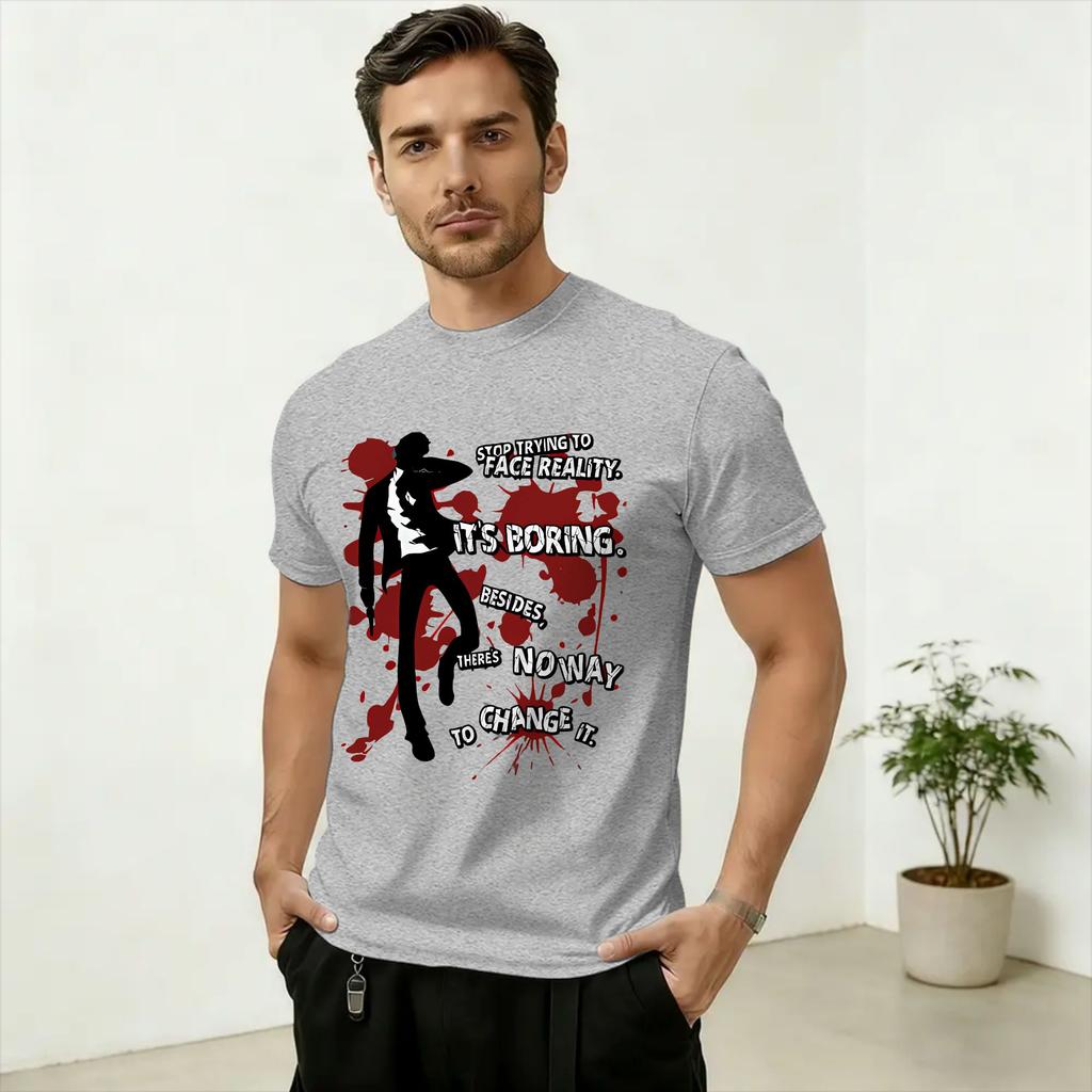 Yu Narukami PPersonas Unisexs T Shirt Casual Tees Short Sleeve Round Collar TShirts 100 Cotton Gift Clothes