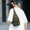 Men's Waterproof Oxford Fashion Crossbody Chest Bag - Trendy Casual Shoulder Sports Backpack