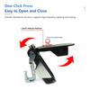 For Southco C5 Compression Latch Zinc Alloy Electric Equipment Push Button Trigger with Key Unlock Sealed Lever Latches
