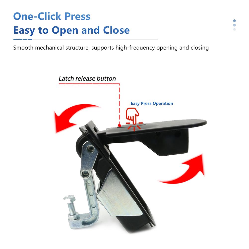 For Southco C5 Compression Latch Zinc Alloy Electric Equipment Push Button Trigger with Key Unlock Sealed Lever Latches