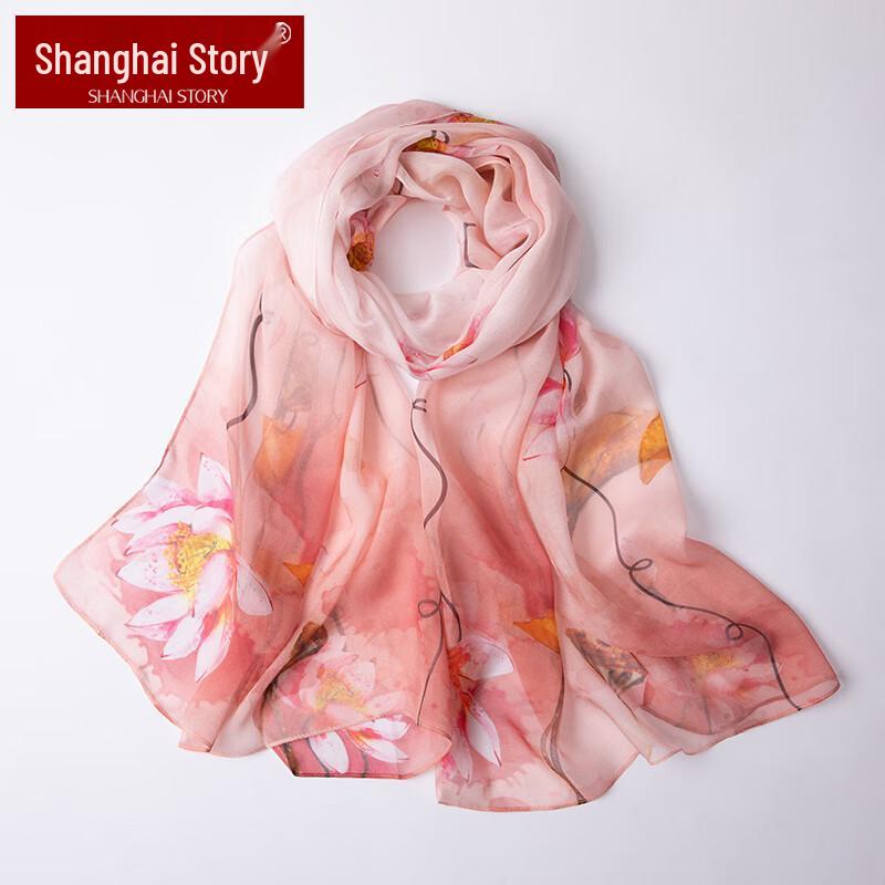 Шарф и шаль Shanghai Story 100% шелк 65*175cm