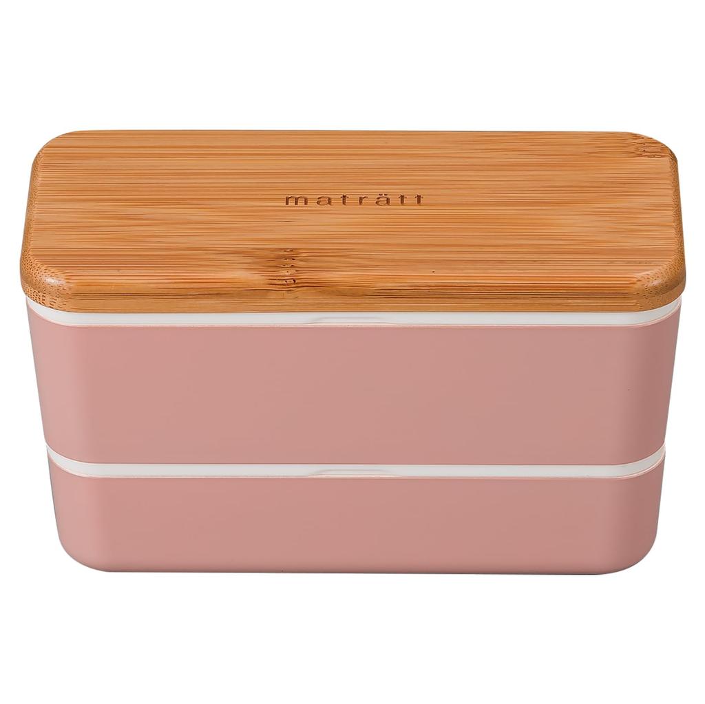 Masakazu Mosle Rectangular Nest Lunch Coral 27425 Size Approx. W7.7 D16.5 H9.5