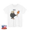 No Kings In America Bald Eagle Kicking Crown Unisex T-Shirt