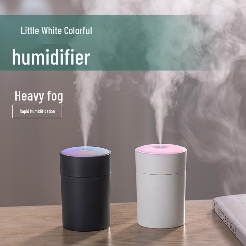 Compact USB Humidifier: Silent Desk, Car, and Home Moisturizer