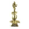 Lord Ganesha Deepak Mässing Oljeflamma Diya Ställ