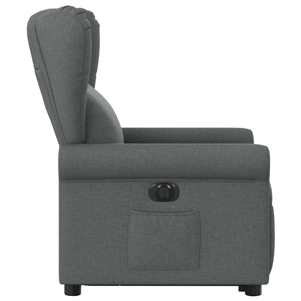 Lift-up Massage Chair, Electric, Reclining, Dark Gray
