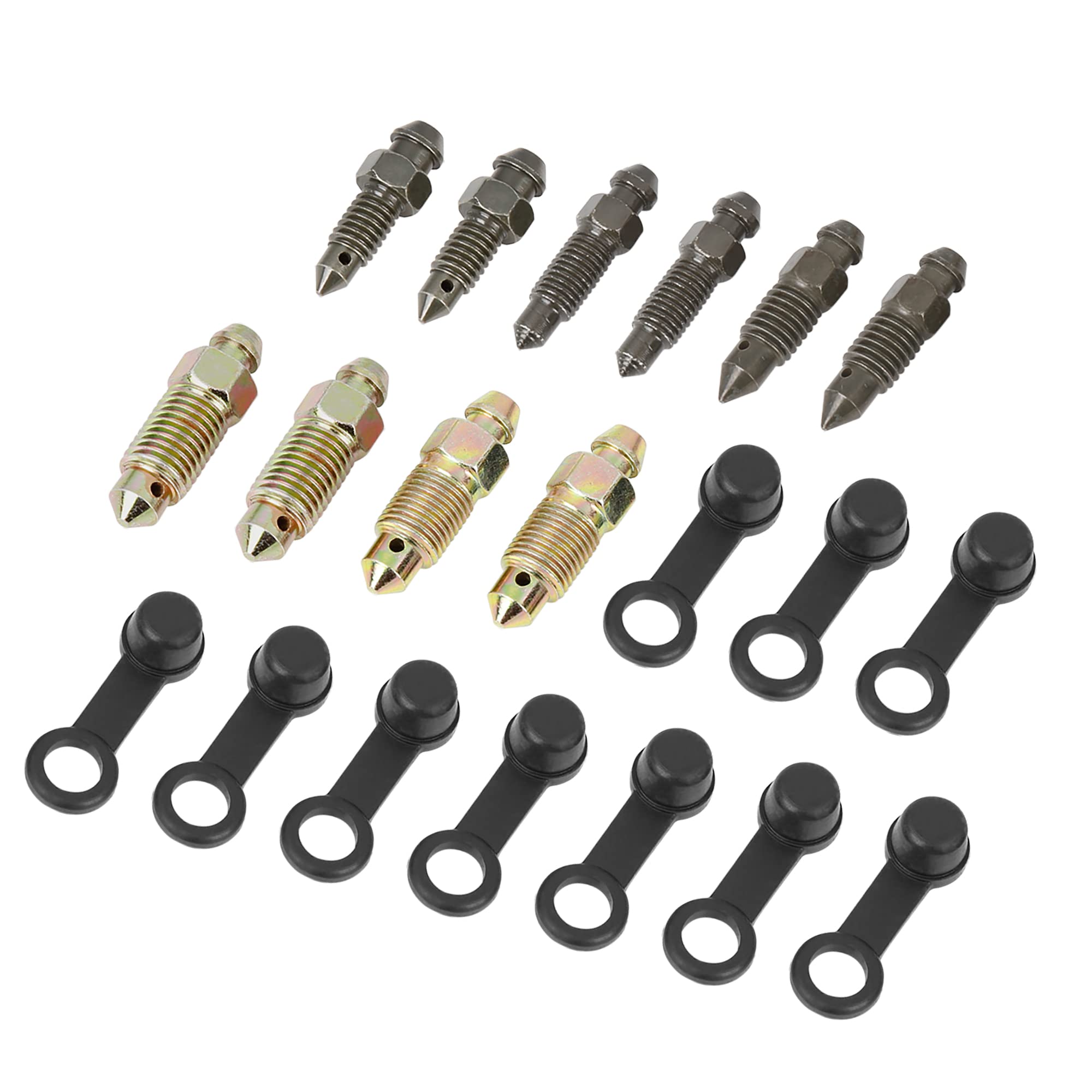 

ACROPIX Болт-банджо с клапаном для прокачки и колпачком для M6x1 мм M7x1 мм M8x1.25 мм чёрный