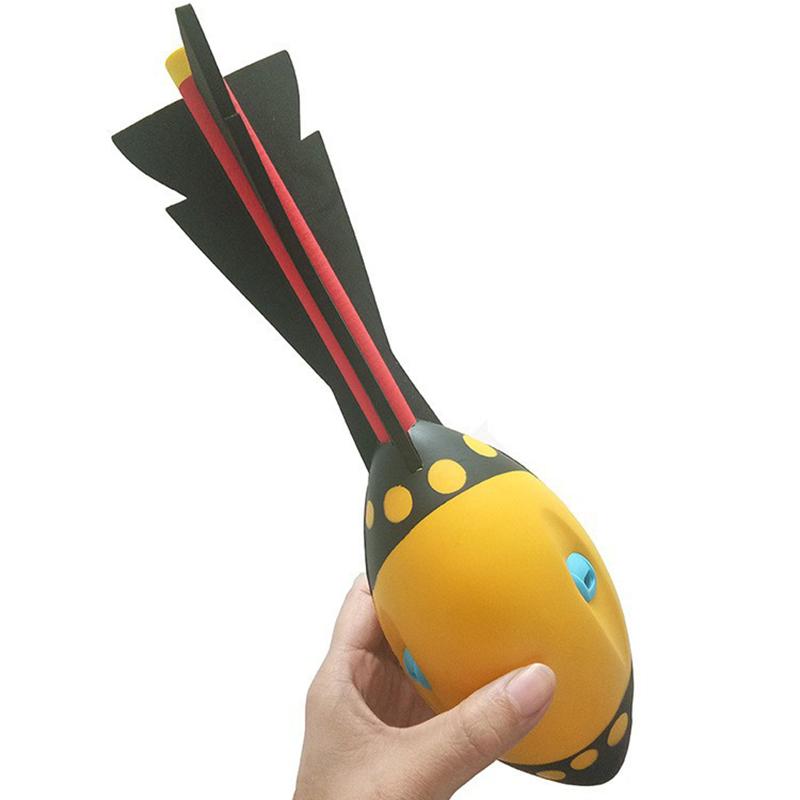 Torpedo Throwing Ball Pu Foam Missile Ball Children'S Rocket Ball Outdoor Throwing Toy Javelin Ball